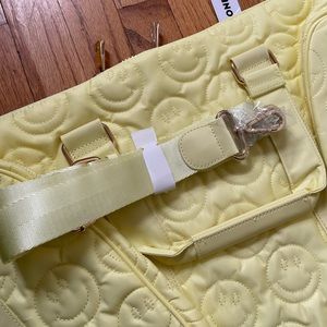 Stoney Clover BE HAPPY Smiley Duffle - New with sealed zippers & sealed straps